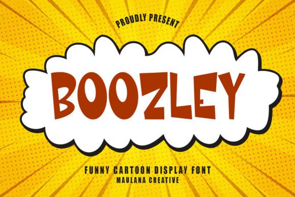 Download Boozley Cartoon Display Font - Display Collection