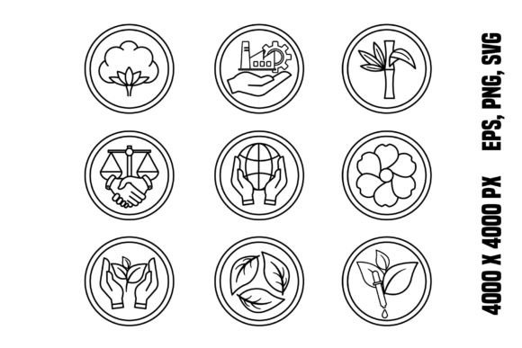 Download Icons for Organic Product Packaging - Packaging Collection