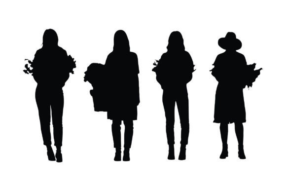 Download Female Florist and Gardener Silhouette - Female Collection