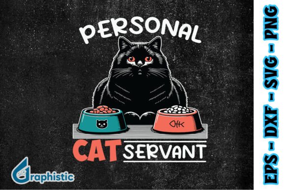 Download Funny Black Cat Personal Cat Servant SVG - Personal Collection